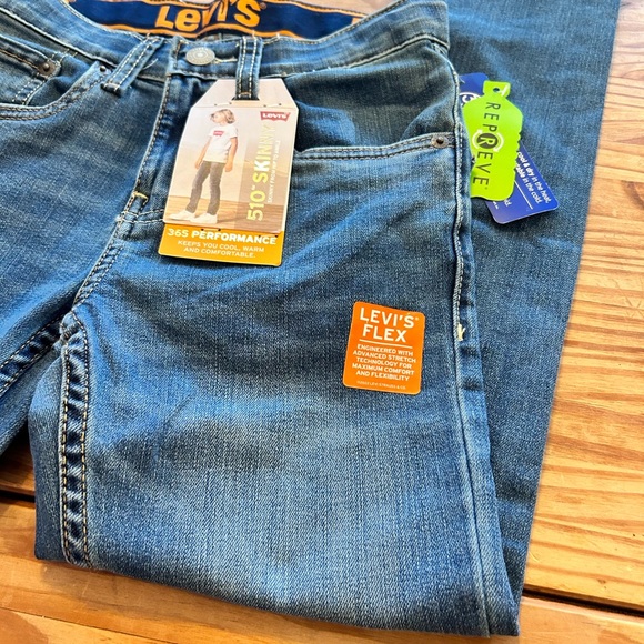 🌶️ *NWT* 510 SKINNY FIT 365 PERFORMANCE JEANS. Size 10R 25x26 - Picture 4 of 4